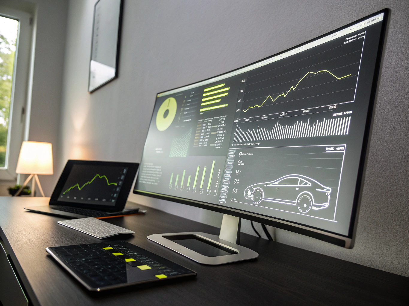 Mobile analytics and app development workspace